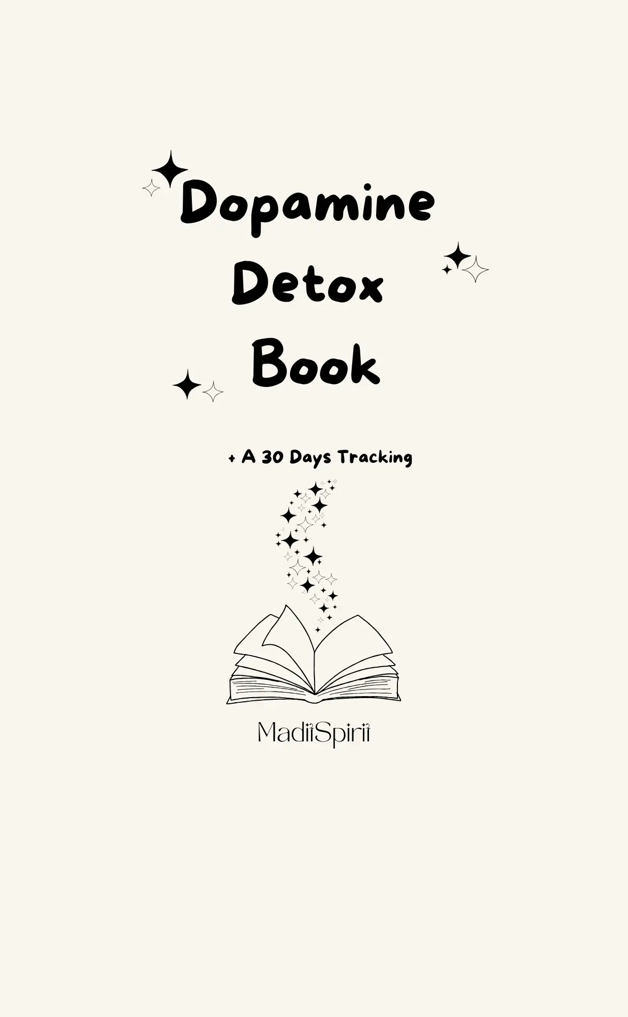 Dopamine Detox Book (+30 days tracking)